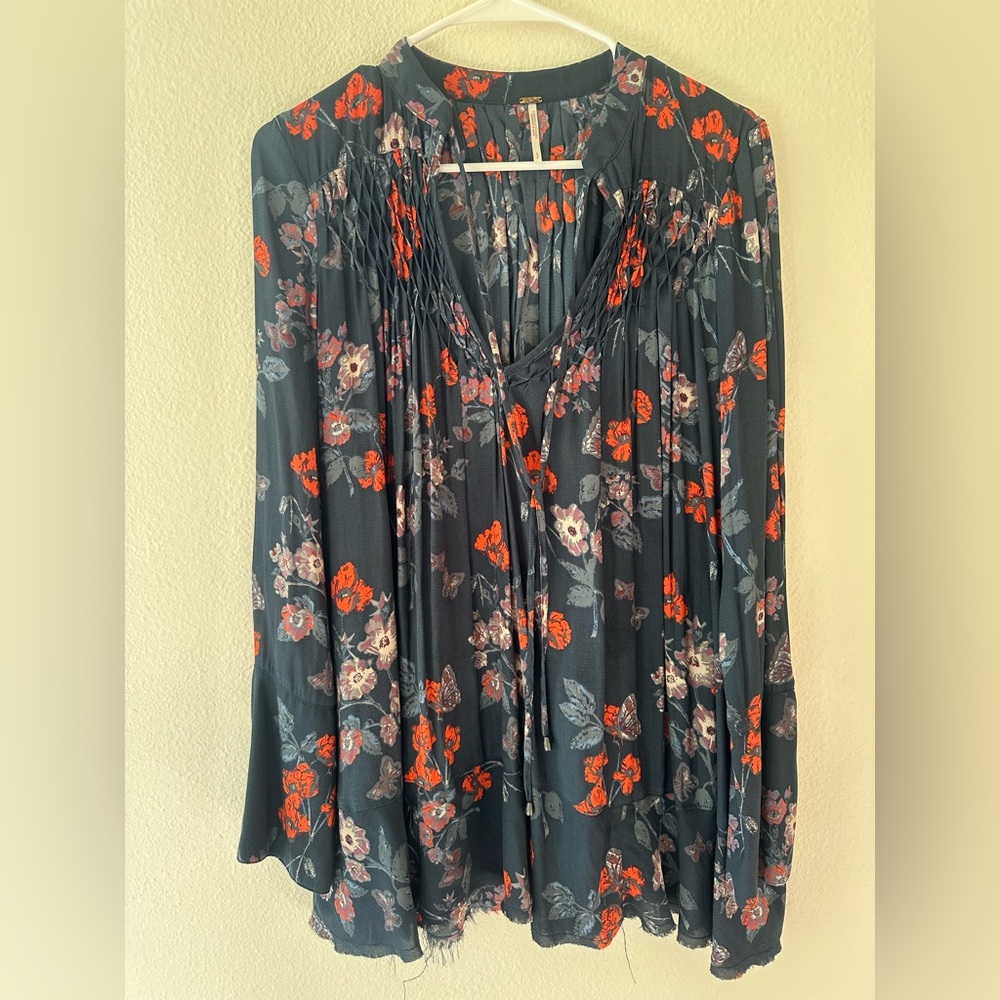 Free People Floral Tunic